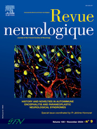 Revue Neuro JH Revue Neuro JH
